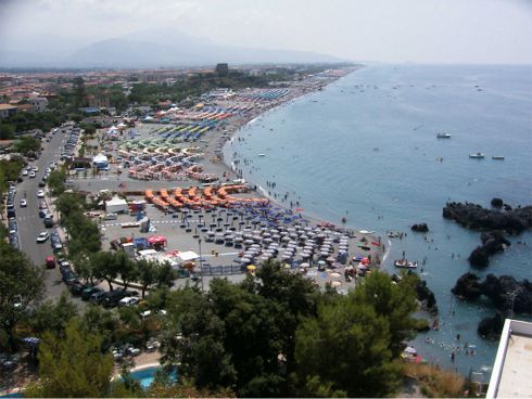 Scalea,la spiaggia