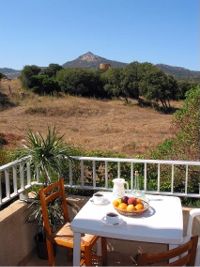 Residence Le Viex Moulin,colazione in terrazza
