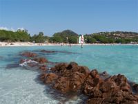 Porto Vecchio,Baia di Santa Giulia - la spiaggia