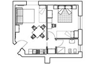 Residence Raggio di Luce,Appartamento Agrimony piantina