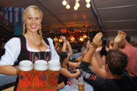 Oktoberfest a Monaco di Baviera stand