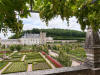 Panoramica del Castello di Villandry e dei suoi giardini