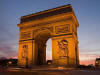 Parigi l'Arc du Trionphe