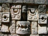Chichen itza maschera del dio della pioggia