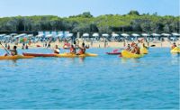 Villaggio Paestum, mare canoe