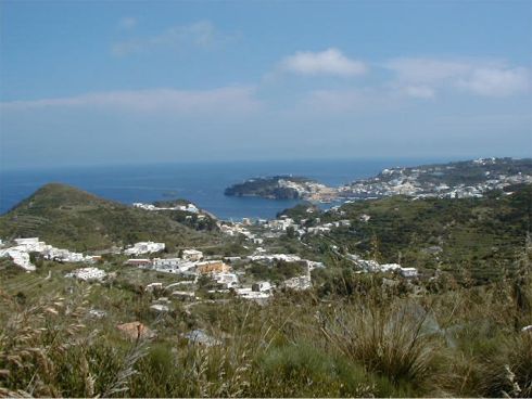 Vista panoramica di Ponza