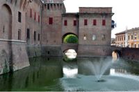 Ferrara particolare del castello estense Catello Estense