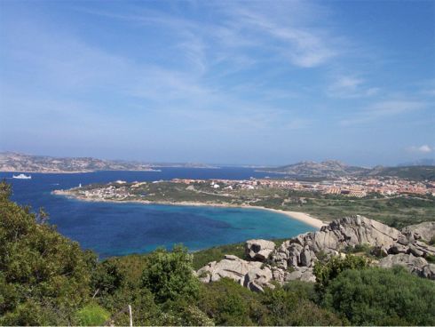 Palau vista dal Forte