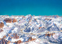 Skia Area Val di Fassa, Dolomiti Superski